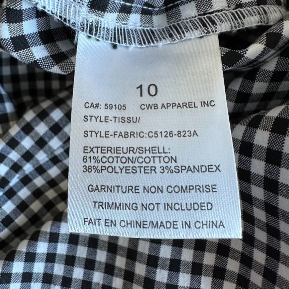NEW Charlie Gingham Checkered Pants - Picture 6 of 6
